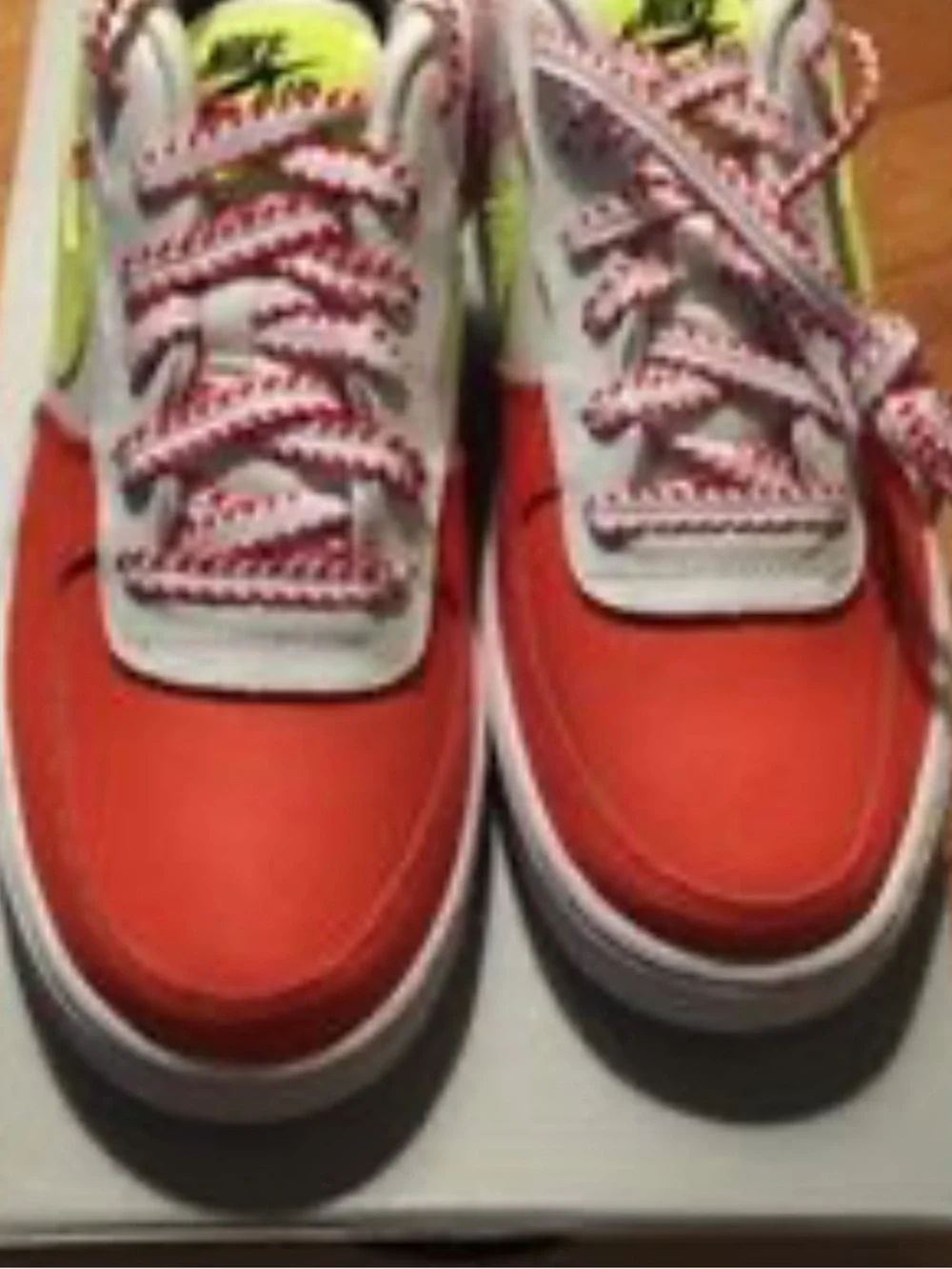Nike Air Force 1 Low LV8 SPRB 'White Volt Orange Sz 13C unisex